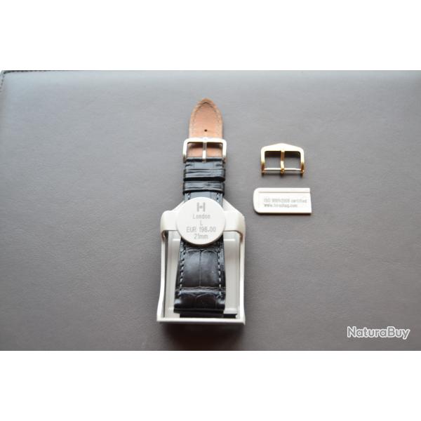 BRACELET MONTRE HIRSCH EN ALLIGATOR MODELE LONDON