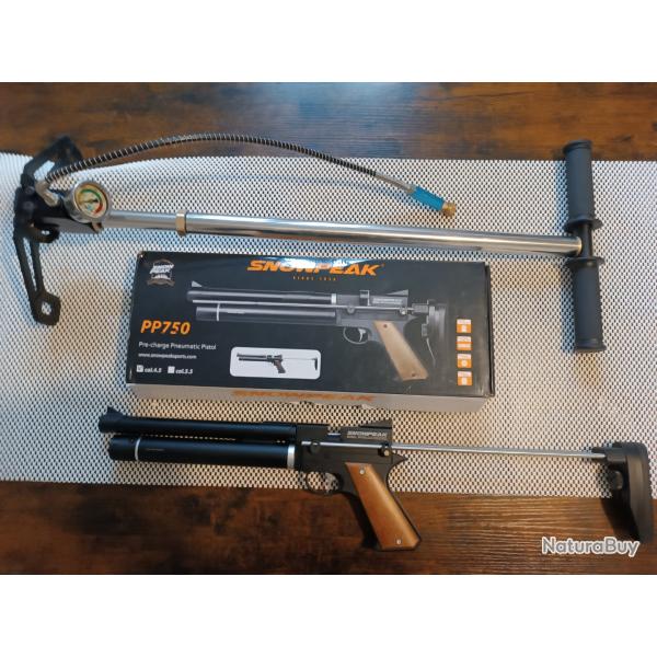 SNOWPEAK PP750  cal 4,5 + pompe HPA