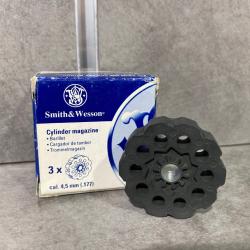 Lot de 3 barillets pour revolver SMITH & WESSON Mod 586 et 686 Calibre 4,5 mm