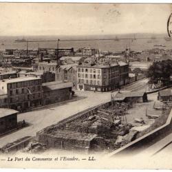 CPA - BREST - Le Port du Commerce et l'Escadre N°1388