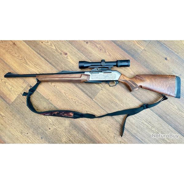 Carabine semi-automatique Browning short trac 270 WSM, version Gaucher + lunette Kahles 1,5-6*42