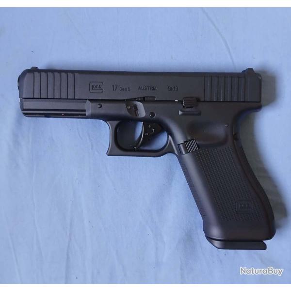 GLOCK 17 Gn.5 MOS - UMAREX - Calibre 4,5mm Bbs - Blowback - 3 Joules - LIVRAISON GRATUITE