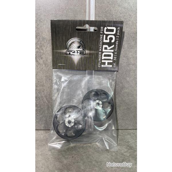 Lot de 2 barillets pour revolver T4E HDR50 et TR50 (Calibre 50)
