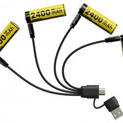Pack 4x Piles Batteries (AA) NH24000 | NITECORE