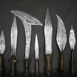 7 armes blanches Africaines, provenance Henry de Monfreid - Corne de l'Afrique, 1ère moitié 20ème