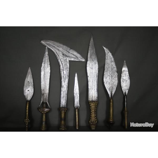 7 armes blanches Africaines, provenance Henry de Monfreid - Corne de l'Afrique, 1re moiti 20me