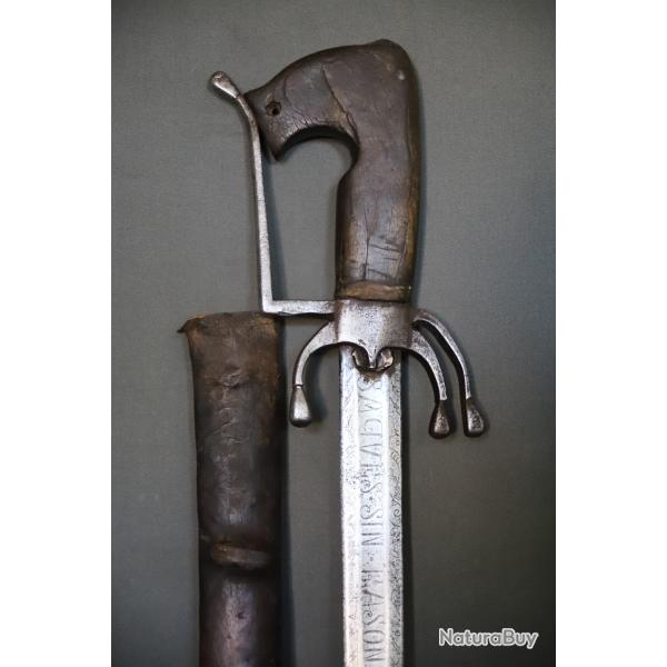 Sabre Nimcha Marocain Avec Lame Espagnole - Maroc, 18me Sicle