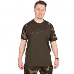Tee Shirt Manches Courtes Homme Fox Outline T-Shirt - Kaki/Camo Taille XL