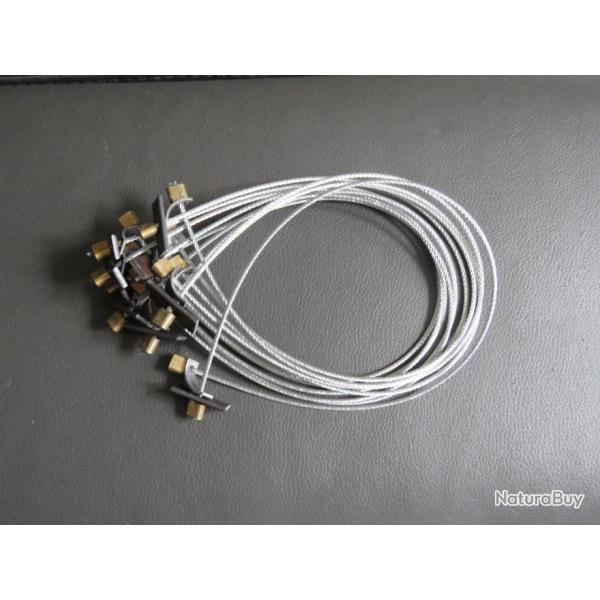 Lot de 10 lacets de rechange pour pige Billard NEUF