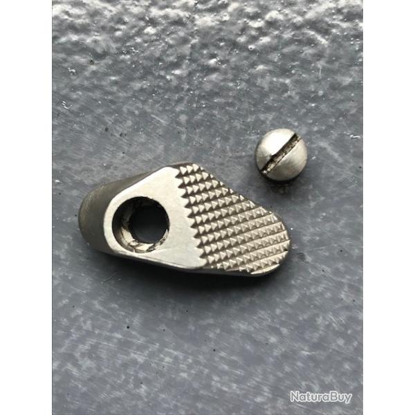 Pour S&W , bouton poussoir inox.