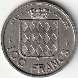 Pièce de Monnaie MONACO - PRINCIPAUTÉ DE MONACO -100 Francs - Rainier III 1956