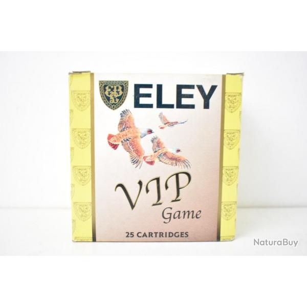 10 Boites de Cartouches ELEY V.I.P Game Bismuth N4 calibre 20