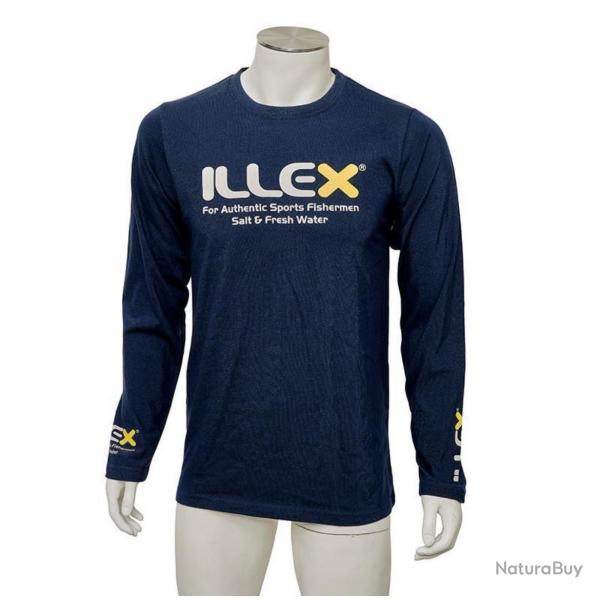 Tee Shirt Manches Longues Homme Illex - Marine Taille S