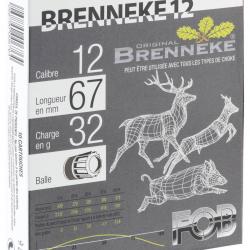 Cartouche Fob balle Brenneke - Cal. 12/67 bte de 10