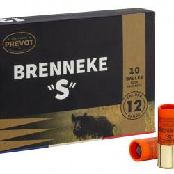Cartouche Prevot à balle Brenneke-S - Cal. 12/70 bte de 10