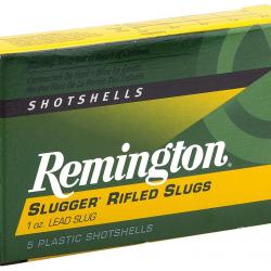 Cartouche Remington à balle slug - Cal. 12/70 bte de 5