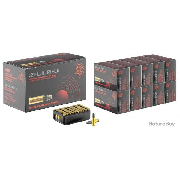 Cartouches 22lr Geco Rifle bte de 500