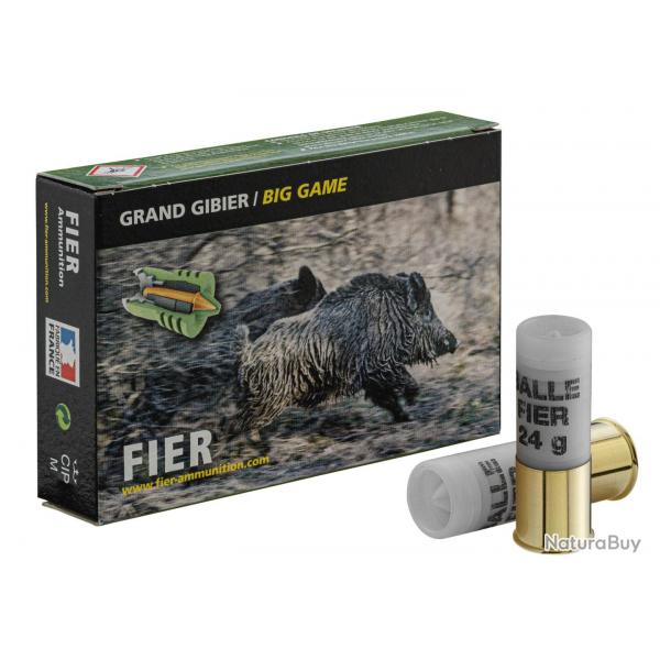 Cartouches Fier  balle Classic light 24 g - Cal.12/70 bte de 5