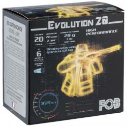 Cartouches Fob Evolution 20 Cal. 20 70 bte de 25