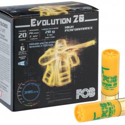 Cartouches Fob Evolution 20 Cal. 20 70 bte de 25