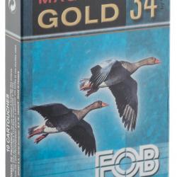 Cartouches Fob Gold 34 Magnum Cal. 20 76 bte de 10