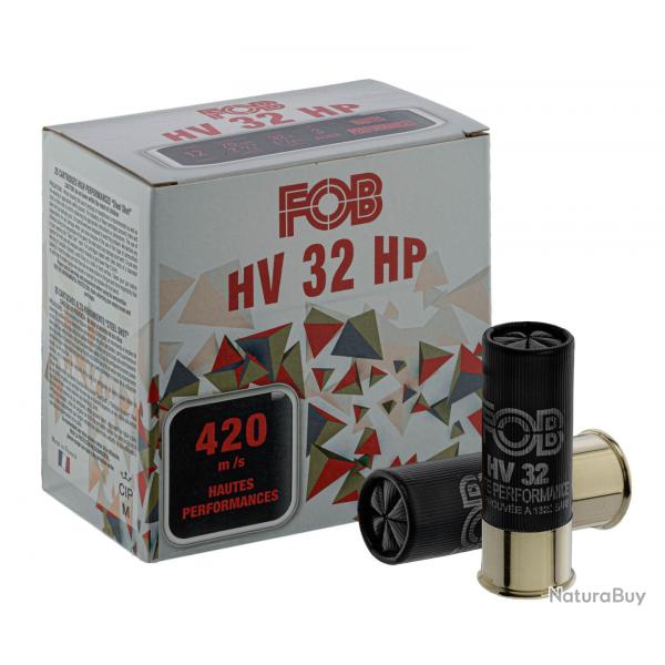 Cartouches Fob HV Acier haute performance - Cal. 12/70 N4 bte de 25