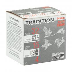 Cartouches Fob Tradition - Cal 14 mm x 25 N°8 bte de 25