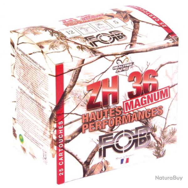 Cartouches Fob ZH Acier haute performance Magnum Cal. 12 76 bte de 25