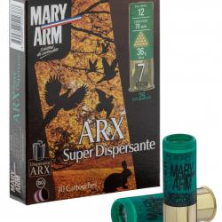 Cartouches Mary Arm ARX Super Dispersante - Cal. 12/70 N°7 bte de 10