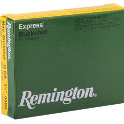 Cartouches Remington Suprême chevrotines Magnum - Cal. 12/76 10 grains bte de 5