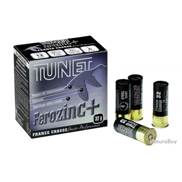 Cartouches TUNET Acier calibre 12/70 32 HP N7 bte de 25