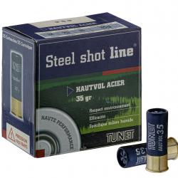 Cartouches Tunet Acier Haut Vol 12/70 HP 35g N°7 bte de 25