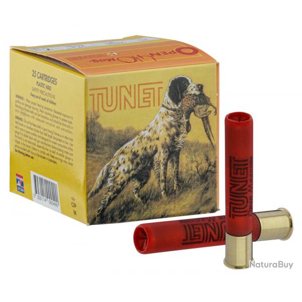 Cartouches TUNET Open 410 bourre  jupe 17 g bte de 25