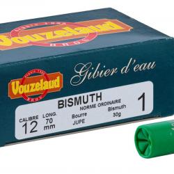 Cartouches Vouzelaud - Bismuth - Cal. 12/70 N°1 bte de 10