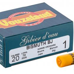 Cartouches Vouzelaud - Bismuth - Cal. 20/70 N°1 bte de 10