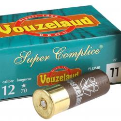 Cartouches Vouzelaud Super Complice 70 Cal. 12 70 bte de 10