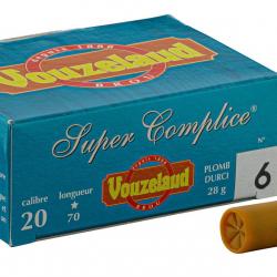 Cartouches Vouzelaud Super Complice 70 Cal. 20 70 bte de 10