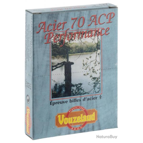 Cartouches Vouzelaud Acier 70 ACP Hautes Performances - Cal. 20/70 N4 bte de 10