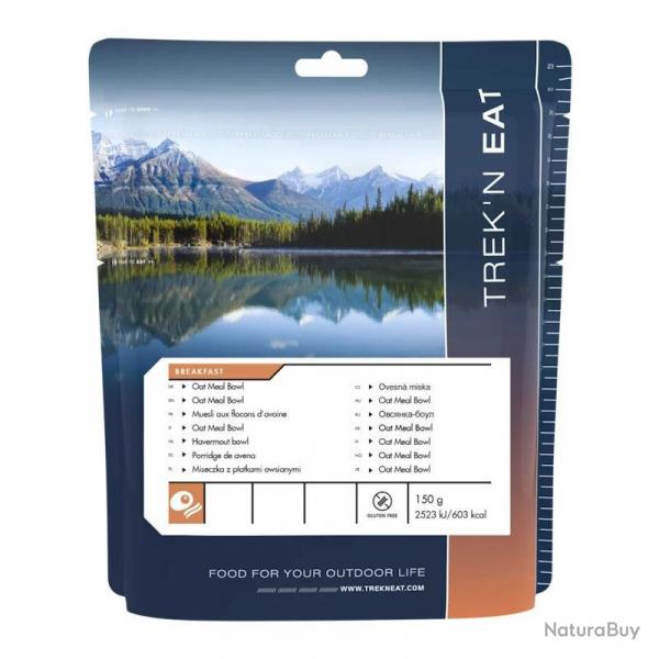 Petit djeuner lyophilis Trek'n Eat Muesli aux flocons d'avoine