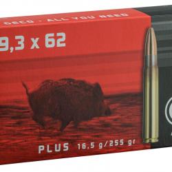 Geco 9.3 x 62 Plus Bullet 255G