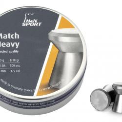 Plombs Match Heavy cal. 4,5 mm bte de 500
