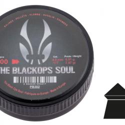 Plombs The Black Ops Soul à tête pointue cal. 4,5 mm bte de 500