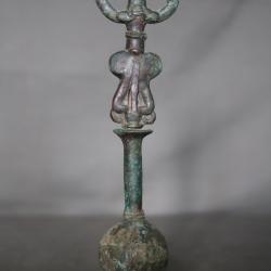 Idole funéraire janiforme dite au "maître des animaux" - Luristan (louristan), 1100-700 avant JC