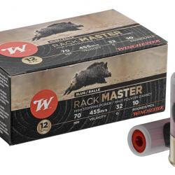WINCHESTER - Boîte de 10 cartouches calibre 12/70 32g Rackmaster bte de 10