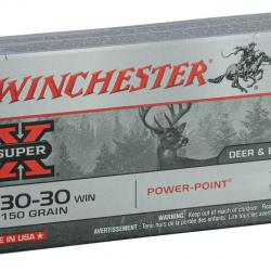 Winchester Cal. 30-30Win 150gr Power point bte de 20