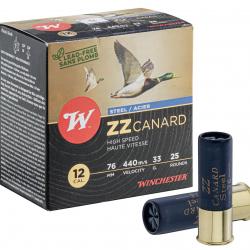 Winchester HP ZZ Canard Acier Cal. 12 76 bte de 25