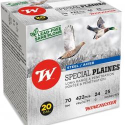 Winchester Steel spécial plaines 20/70 24g N°5 cal. 20 bte de 25