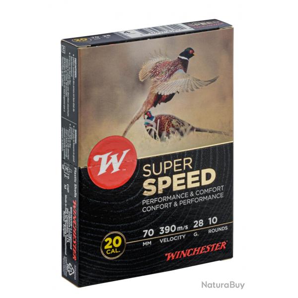 Winchester Super Speed G2 - calibres 20/70 N4 bte de 10