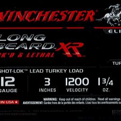 Winchester XR long beard - Cal. 12/76 N°6 bte de 10