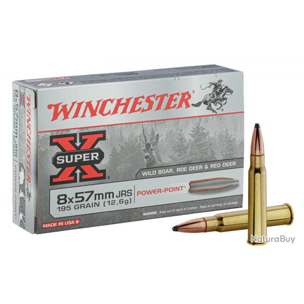 Winchesterr 8 x 57 JRS Power Point bte de 20